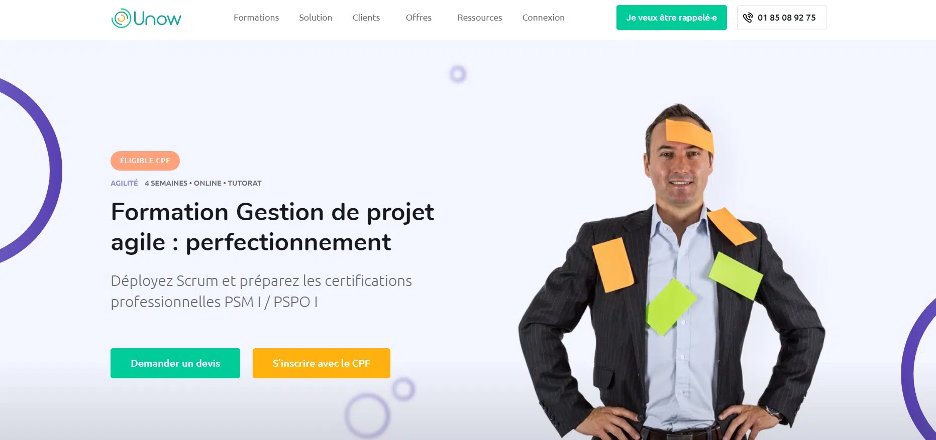 unow formation scrum master