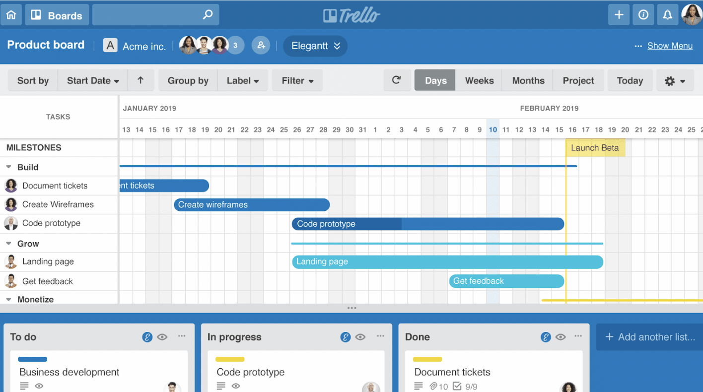 outils retroplanning exemple trello