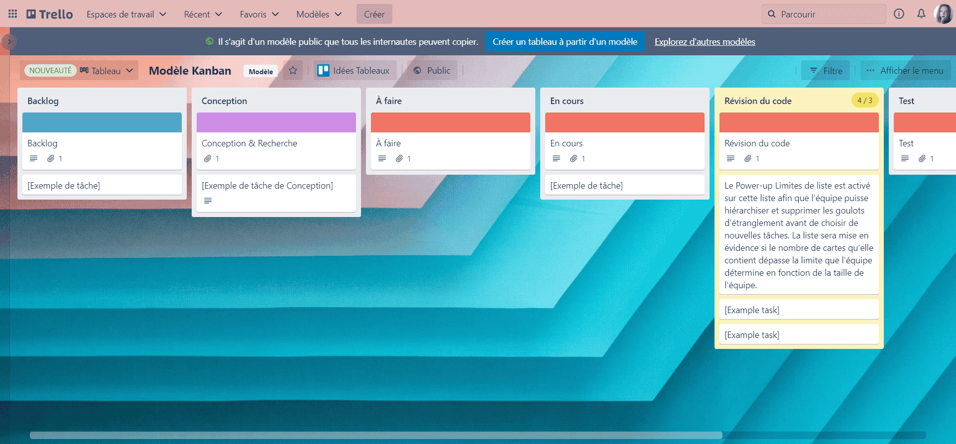 trello-interface outil gestion projet