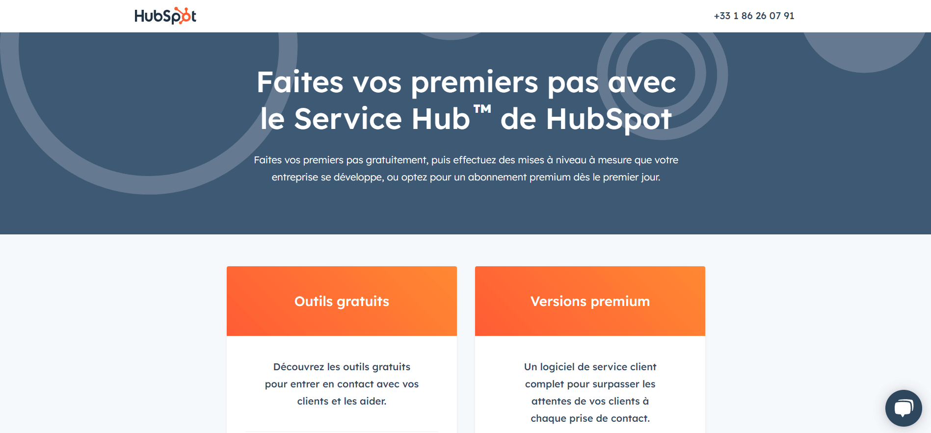 logiciel helpdesk hubspot service