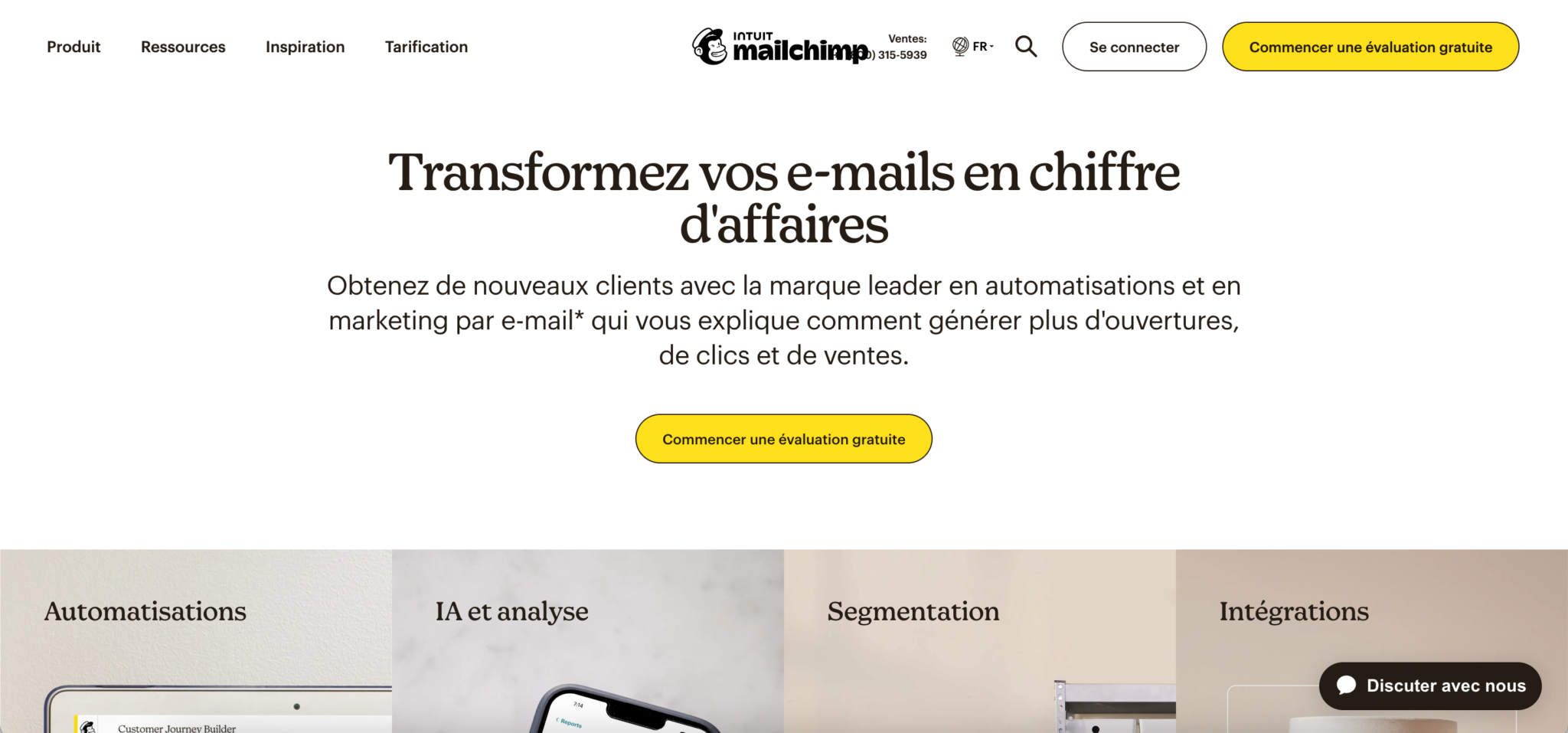 outil emailing gratuit mailchimp