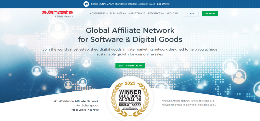 plateforme affiliation avangate affiliate network page accueil