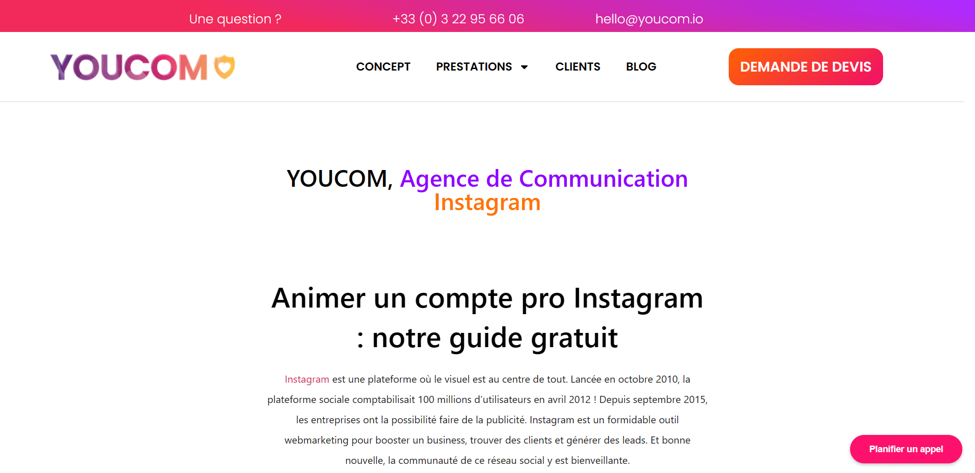 youcom agences instagram