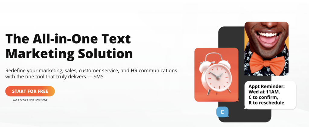 logiciel sms marketing simple EZ texting 