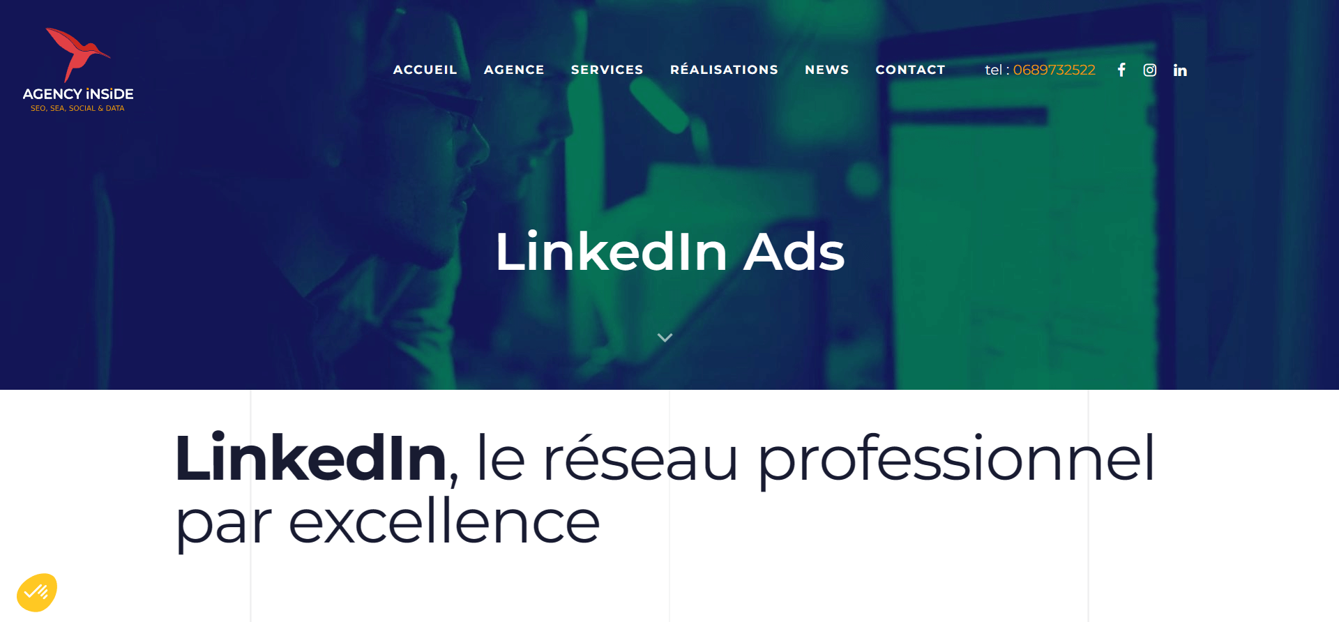 agency inside agence linkedin ads