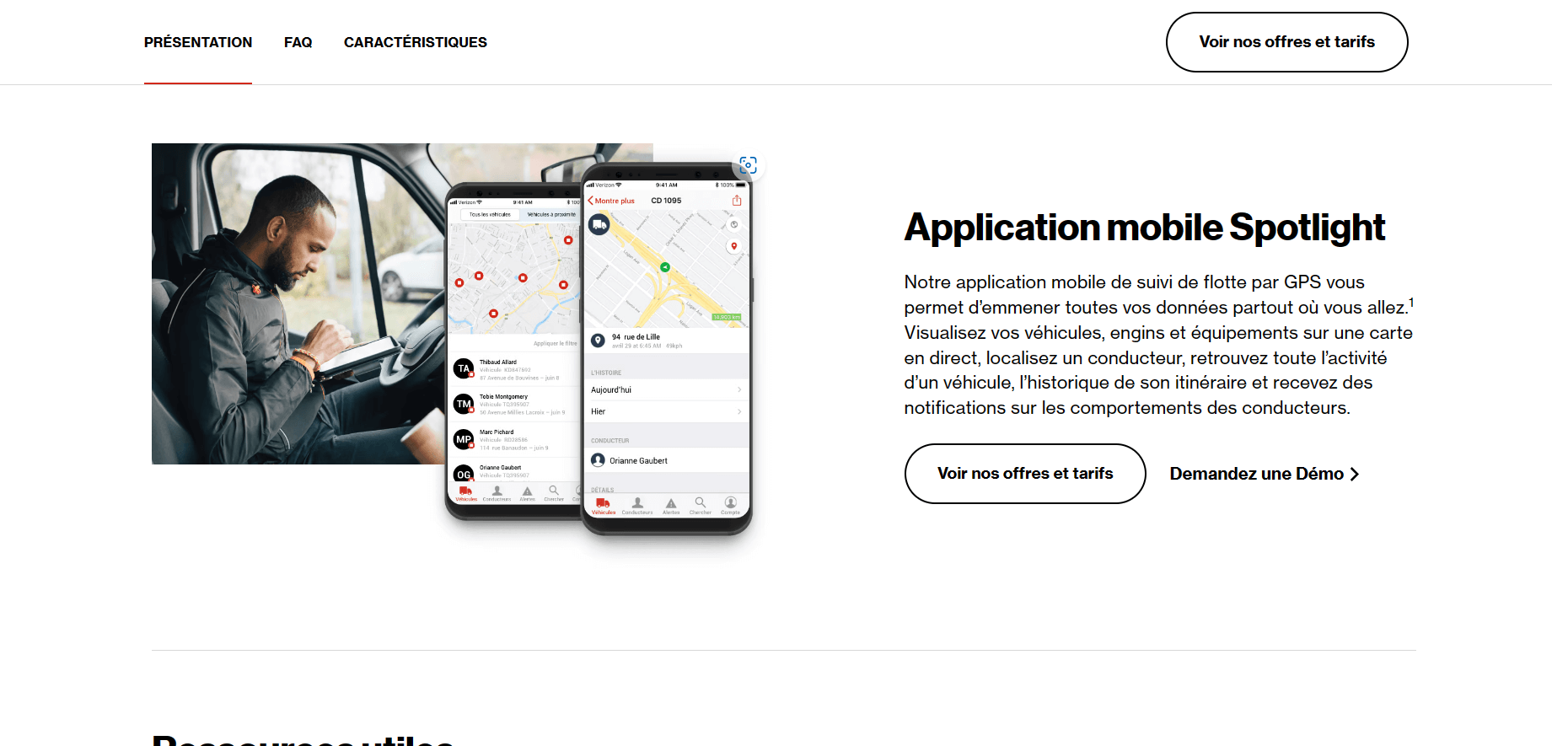 application mobile verizon connect avis