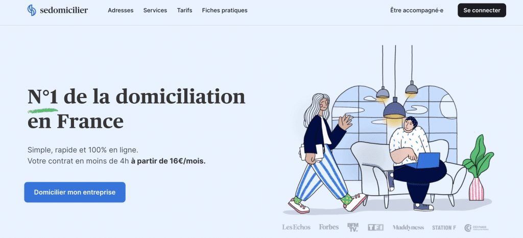 domiciliation entreprise sedomicilier