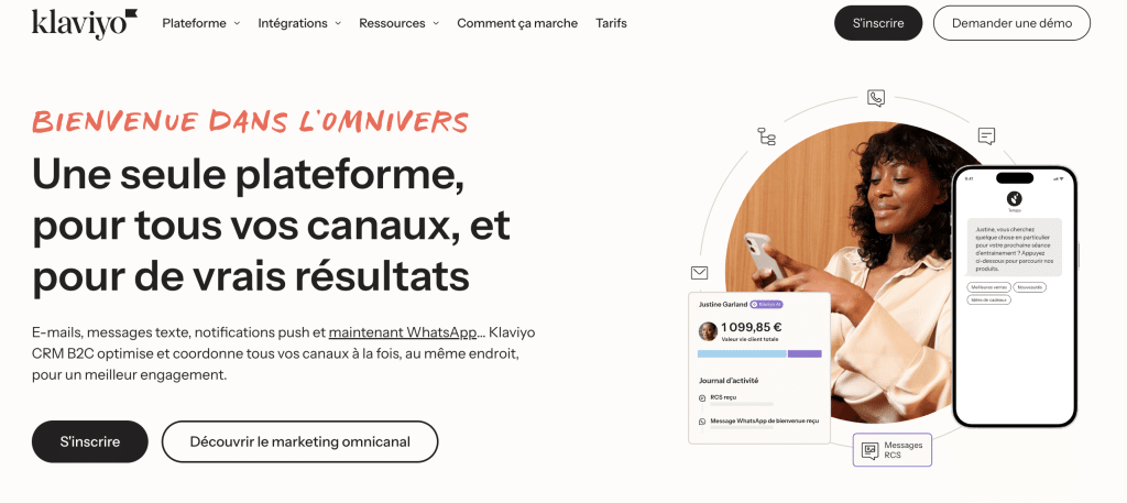 logiciel remarketing klaviyo