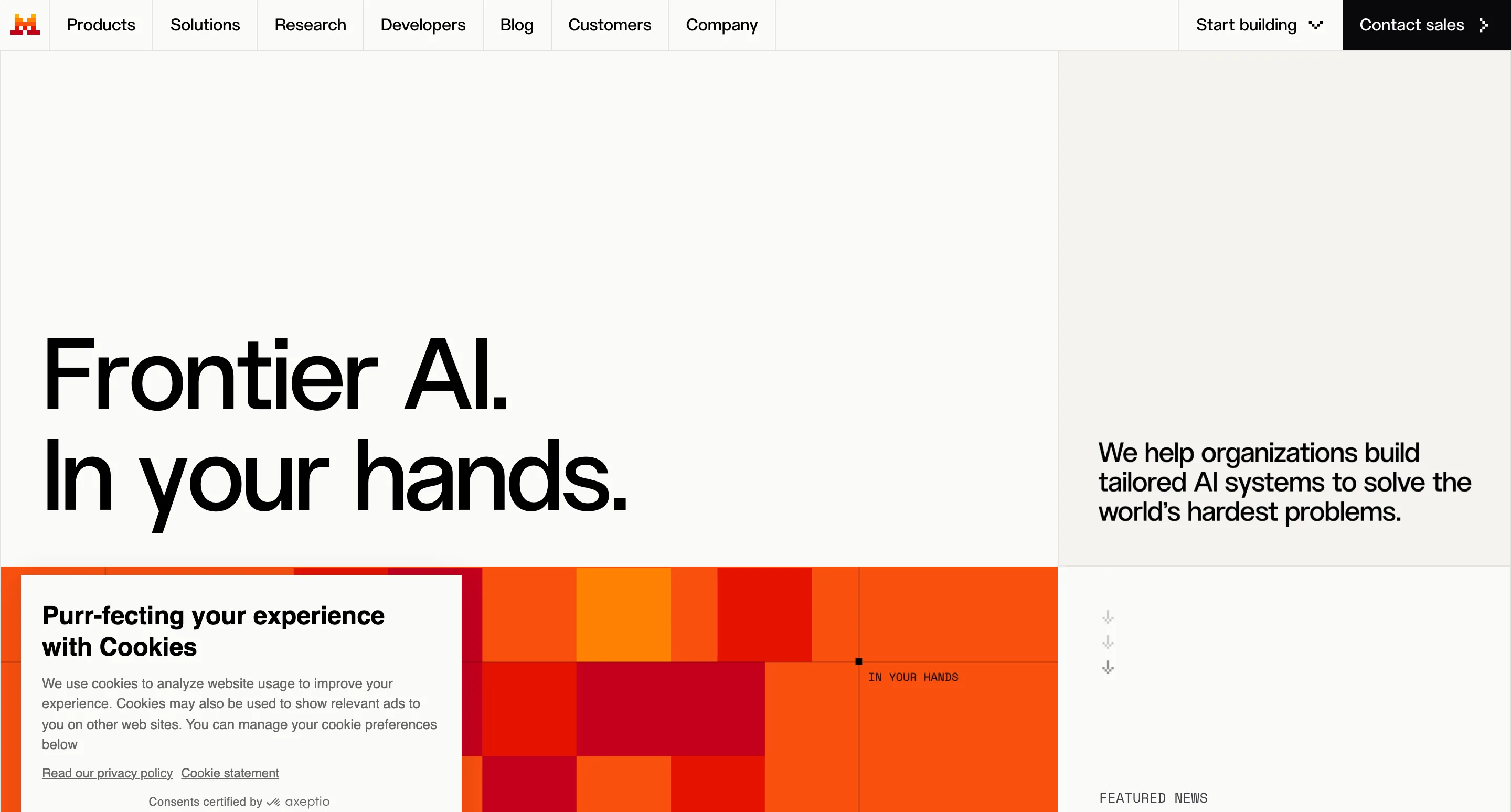 Site de Mistral AI, éditeur français dont l'assistant conversationnel Le Chat, relevé en juillet 2026