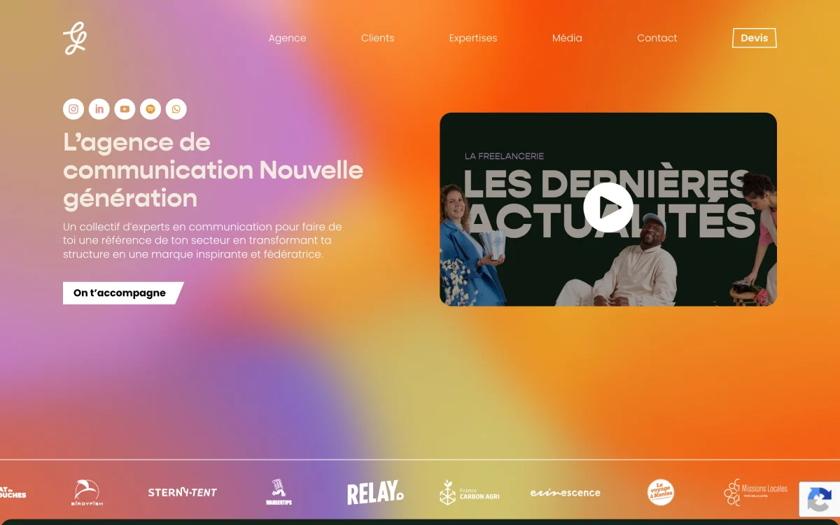 Site du collectif La Freelancerie en 2026