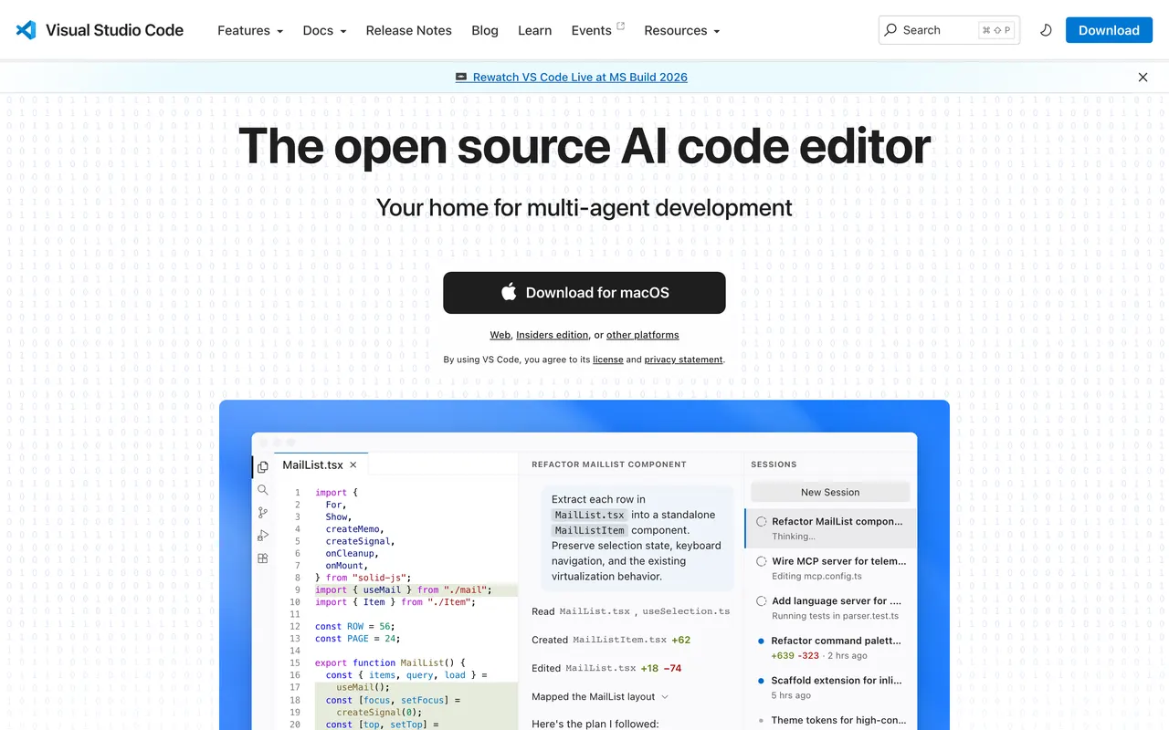 Visual Studio Code, editor de archivos HTML y CSS