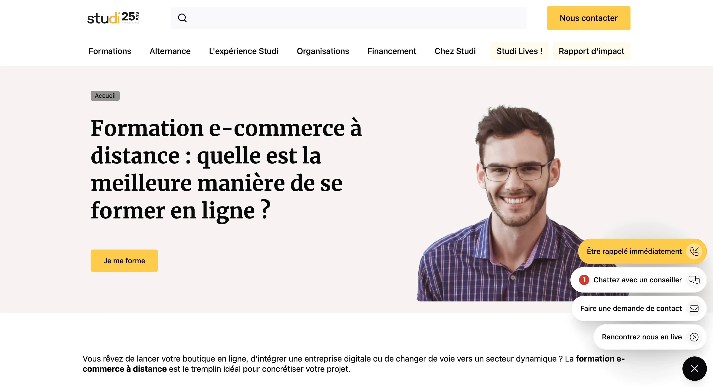 Les formations e-commerce à distance de Studi en 2026 : du BTS au MBA, 100 % en ligne et éligibles CPF