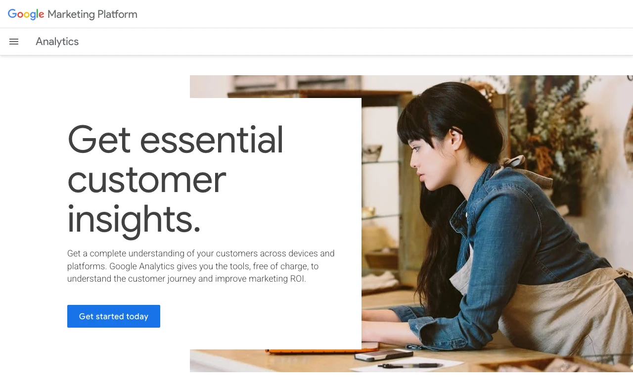 Capture de la page Google Analytics en juillet 2026 : GA4, l'outil gratuit de mesure d'audience où se construisent les explorations entonnoir qui remplacent les anciens objectifs à entonnoir d'Universal Analytics