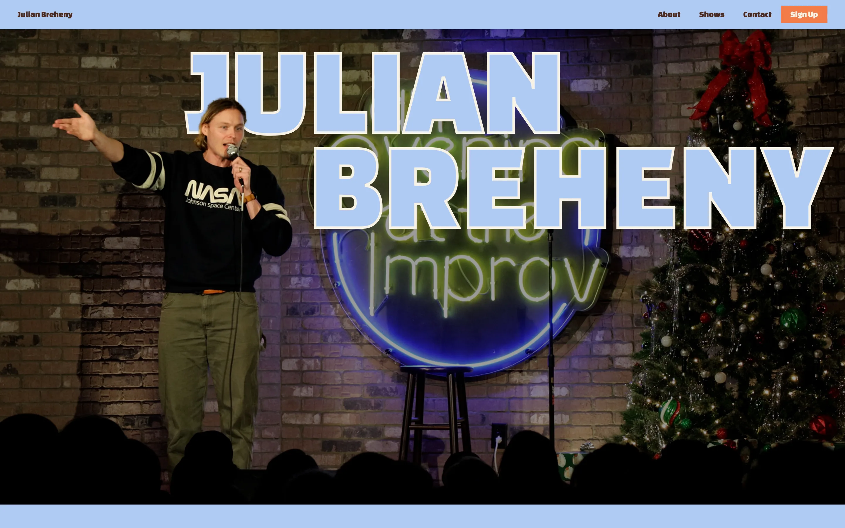 Site de CV de Julian Breheny, directeur creatif