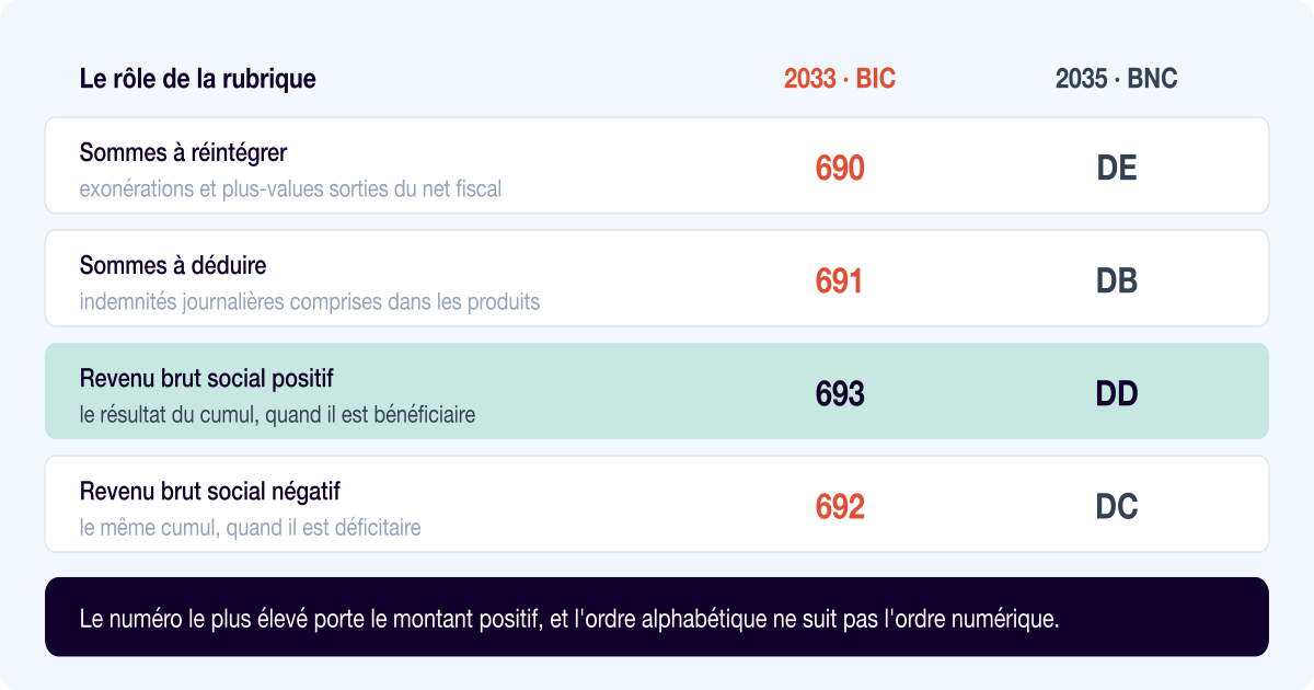 Revenu brut social : où le déclarer dans la liasse fiscale 2026