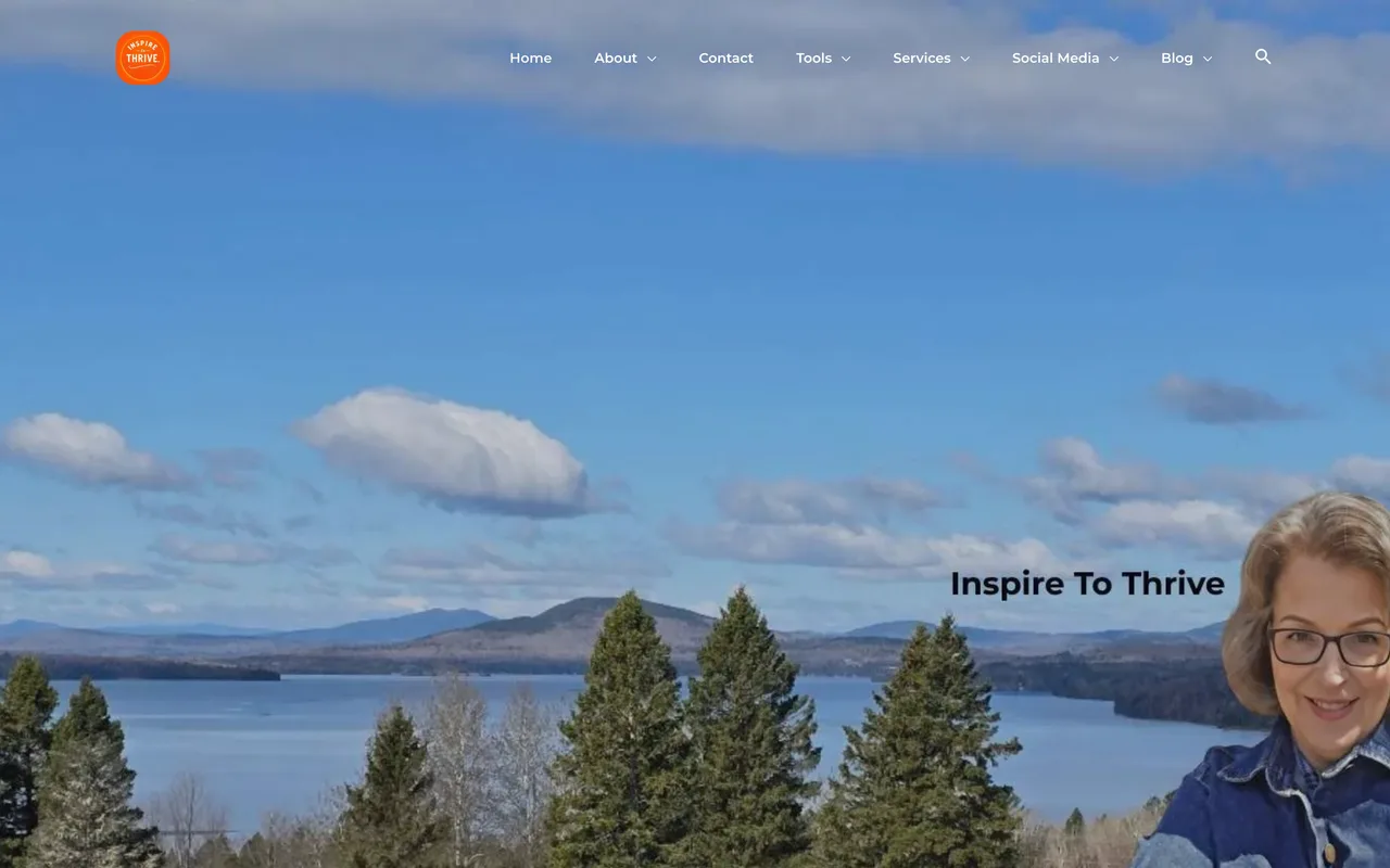 Capture du blog Inspire To Thrive de Lisa Sicard le 19 octobre 2026
