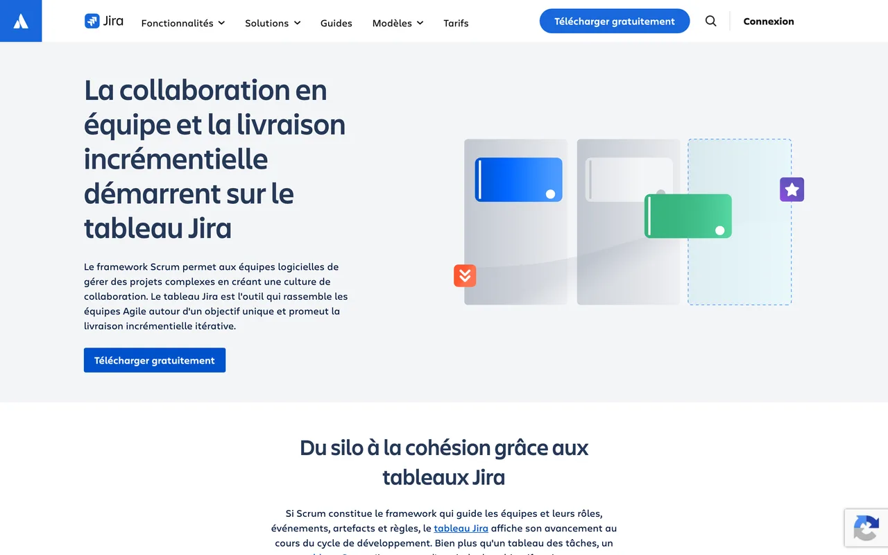 Page tableaux Scrum de Jira chez Atlassian, capture du 19/10/2026