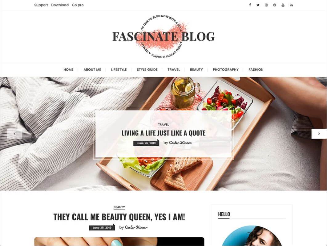 tema de wordpress fascinate