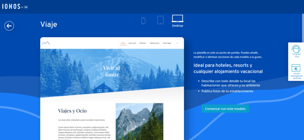Alternativas a WordPress: IONOS