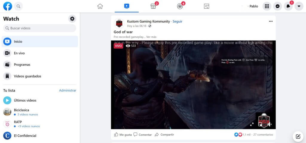 Alternativas a YouTube el vídeo de Facebook