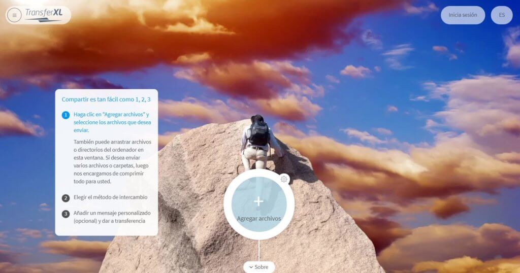 TransferXL es una alternativa a WeTransfer ideal para enviar fotos