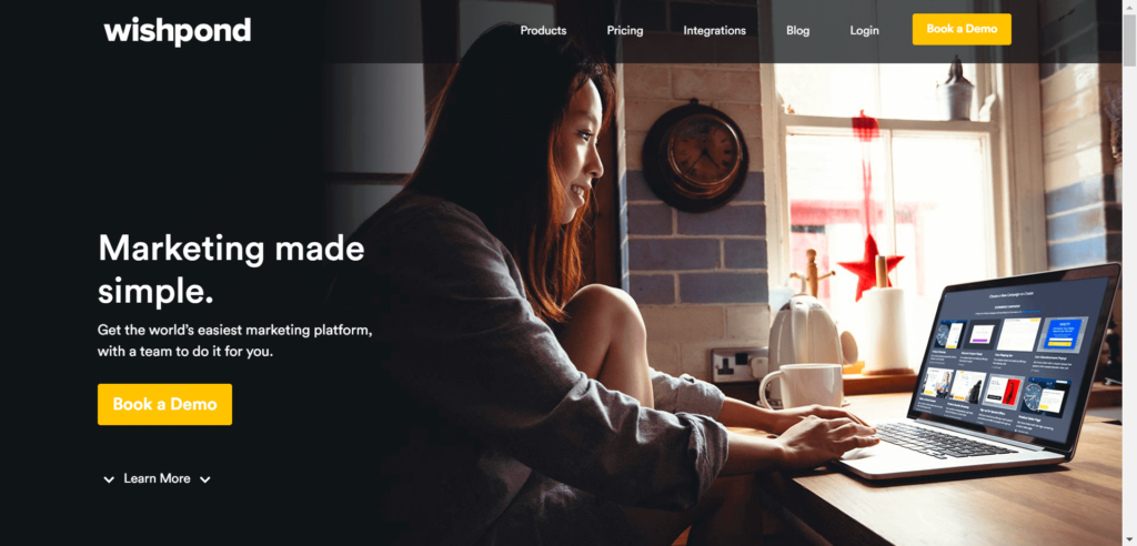 Wishpound para crear landing pages gratis