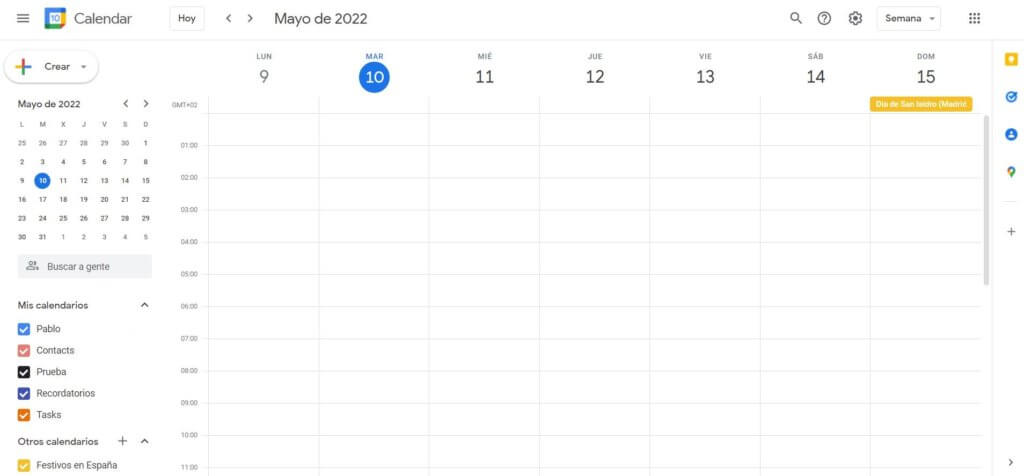 Google Calendar, agenda gratuita para autónomos