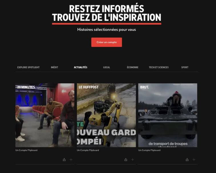 Flipboard es una herramienta que los autónomos pueden usar para seguir la actualidad del sector