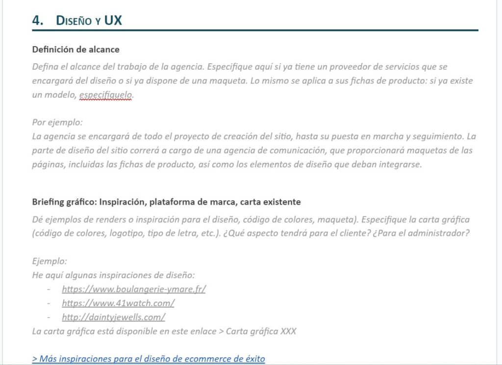 Proyecto tienda online de La Fabrique du Net - muestra de diseño y UX